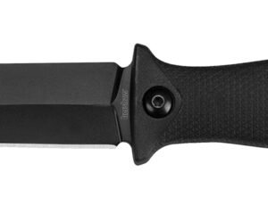 Kershaw 4007 Secret Agent  4.40" Fixed Spear Point Plain Black Oxide 8Cr13MoV SS Blade Black Glass-Filled Nylon Handle Includes Sheath