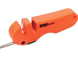 AccuSharp 028C 4-in-1 Sharpener Hand Held Coarse Tungsten Sharpener Orange