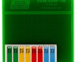 MTM Case-Gard P1004516T Ammo Box Flip-Top 45 ACP/10mm Auto Green Plastic 100rd