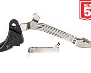 ZEV PRO Curved Face Glock Trigger Upgrade Bar Kit Gen5 Blk/Blk