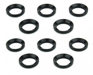 TacFire AR-15/.223 Muzzle Brake Crush Black Washers - 10/ct