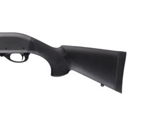 Hogue Shotgun Stock for Remington 870 12 Gauge OverMolded Shotgun Stock - 12" L.O.P. Black