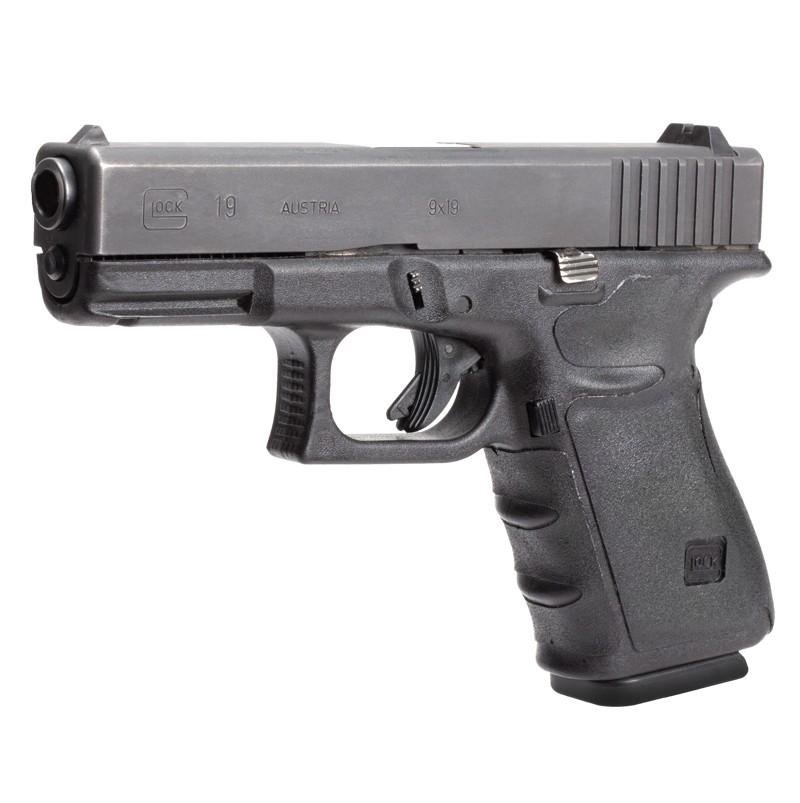 Hogue Wrapter Rubber Adhesive Grip for Glock Gen 4 Models 17 17MOS 22 31 34 34MOS 35 35MOS - Black