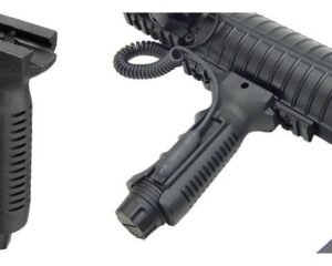Leapers Ergonomic Ambidextrous Vertical Foregrip - Black
