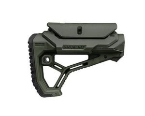 Fab Defense GL-CORE CP Buttstock with Adjustable Cheek-Rest for Milspec and Commercial Tubes OD Green