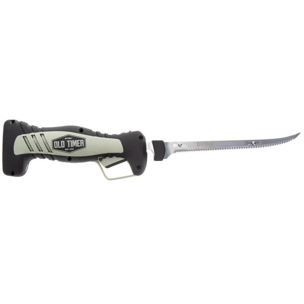 Old Timer Lithium Ion Electronic Fillet Knife 8" Blade Black