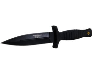 Smith & Wesson H.R.T. False Edge Fixed Knife 4-7/10" Dagger Blade Black