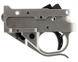Timney Ruger 10/22 Complete Drop-In Trigger Assembly #1022-1C - Silver Housing Black Shoe