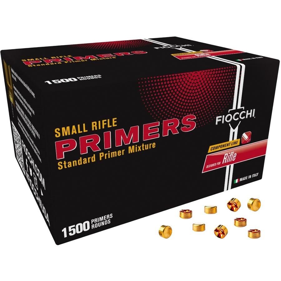 Fiocchi Small Rifle Primers - 1500/ct