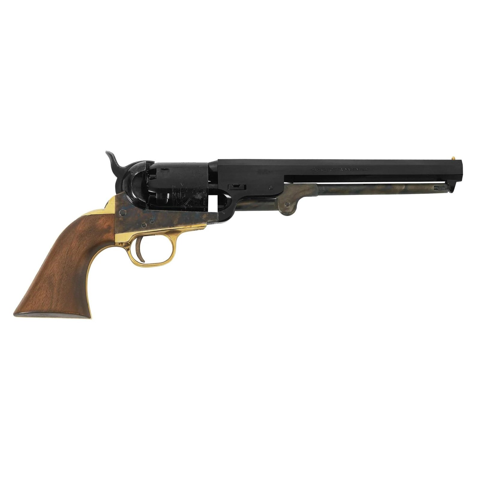 Pietta 1851 Navy Revolver .36 Cal 6rd Capacity 7.5" Barrel Case Hardened Frame Wood Grips