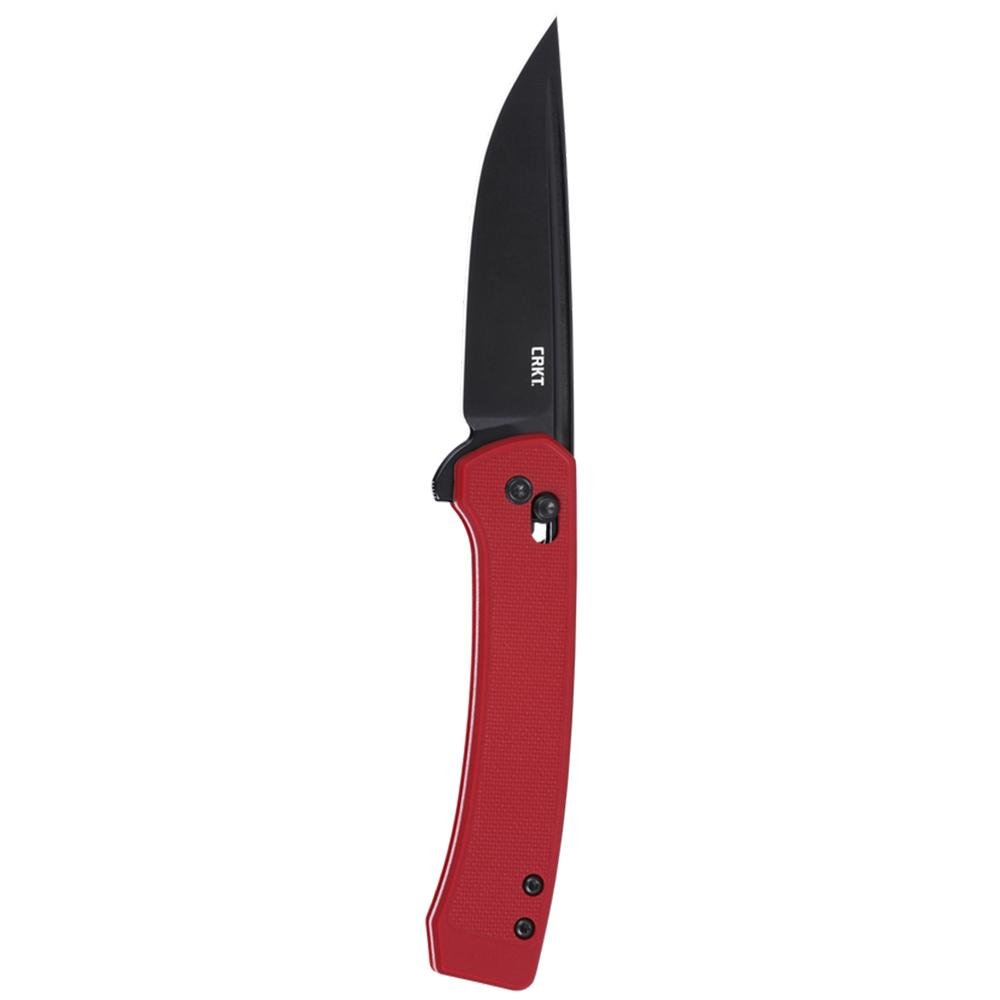 CRKT Q Compact Folding Knife 3" Drop Point Blade Red