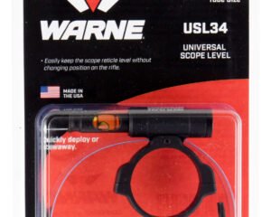 Warne USL34 Universal Scope Level  34mm Tube Diameter Universal Aluminum Black