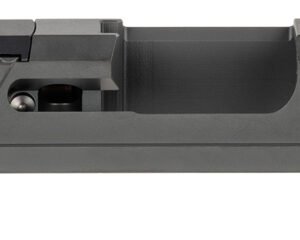 True Precision Inc TPG43SBCRMS Axiom Optic Cut Slide Fits Glock 43 Black DLC Anodized 416R Stainless Steel