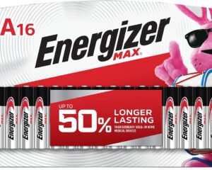Energizer E92LP16F3 AAA Max Black/Silver 1.5V Alkaline Qty (16) Single Pack