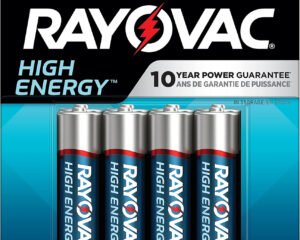 Rayovac 8158T03 AA Batteries  1.5 Volts Alkaline 2,700 mAh Pkg of 8