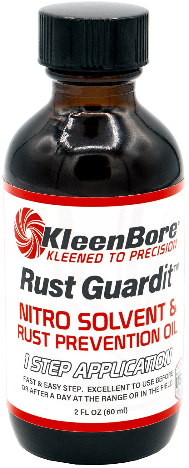 KleenBore RG2BCASE Rust Guardit Nitro Solvent & Rust Prevention Oil Refill Bottle 2oz/12 per case