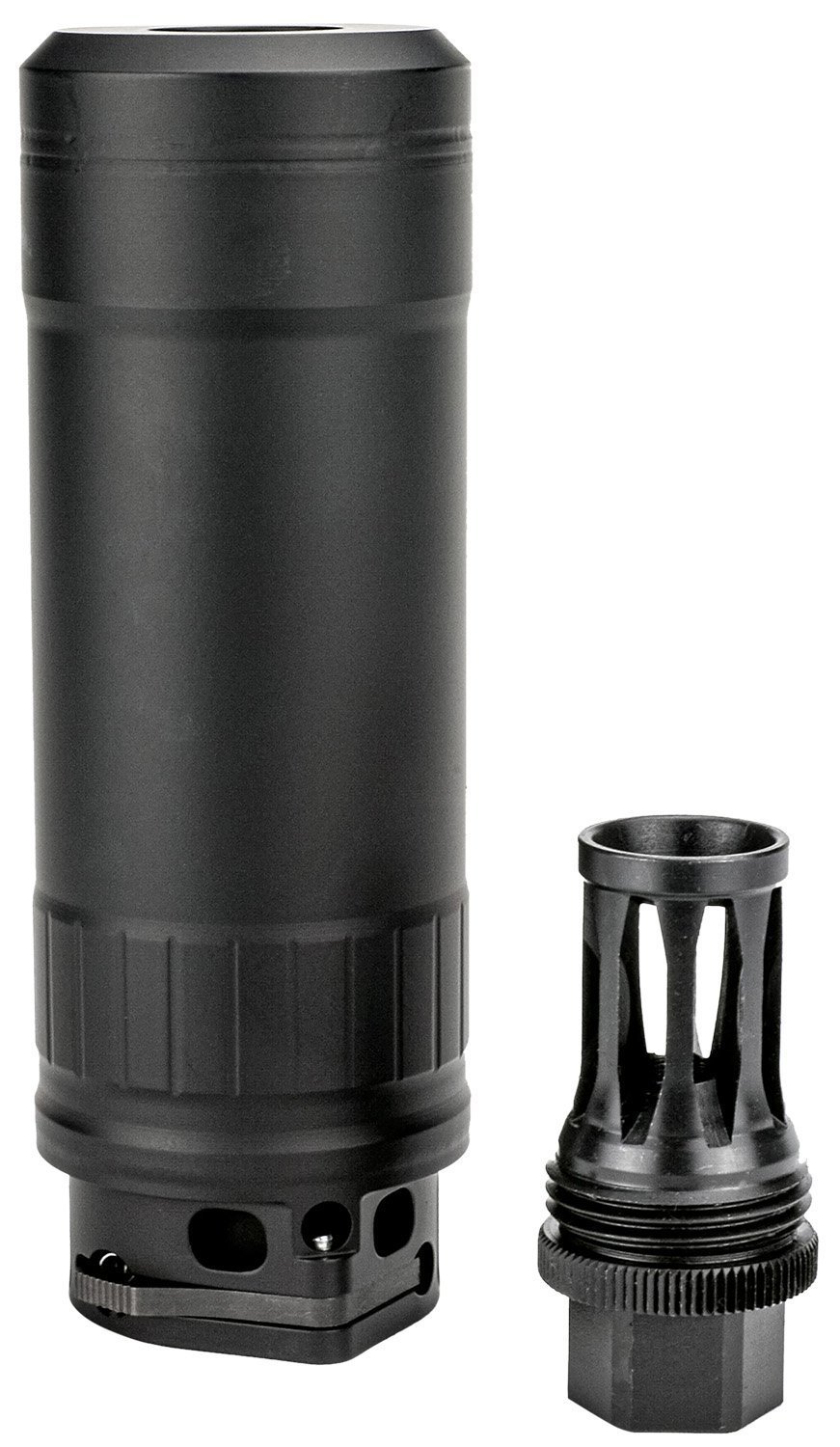 Kgm Suppressors RS-R556A1-QD-BLK R556A1 6mm/5.56 NATO Black Nickel Alloy/Stainless Steel 1/2"x28