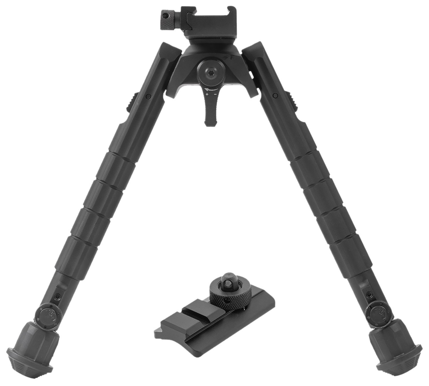Leapers TLBP03B Bipod Black Anodized 8-12" Aluminum