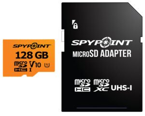 Spypoint 05887 Micro SD Memory Card  Black 128GB Memory