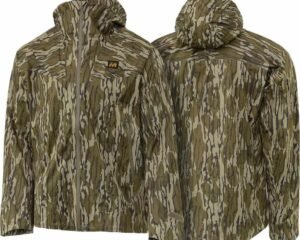 Muddy DV8 Cyclone 3L Rain Jacket Mossy Oak Bottomland XL