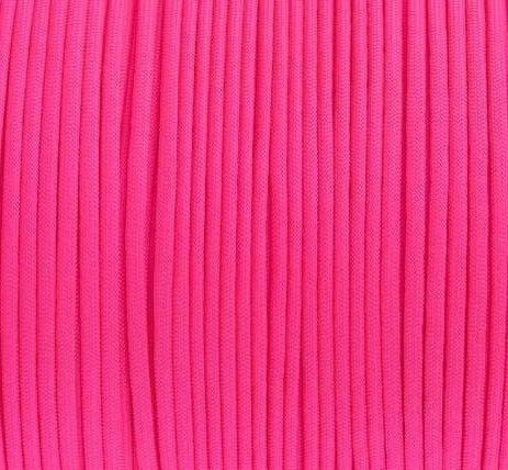 Mero 550 Paracord - 100' 550 lb Pink Neon