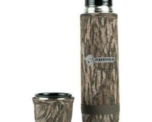 Cupped Hot Cold Camo Thermos 25 oz Mossy Oak Bottomland