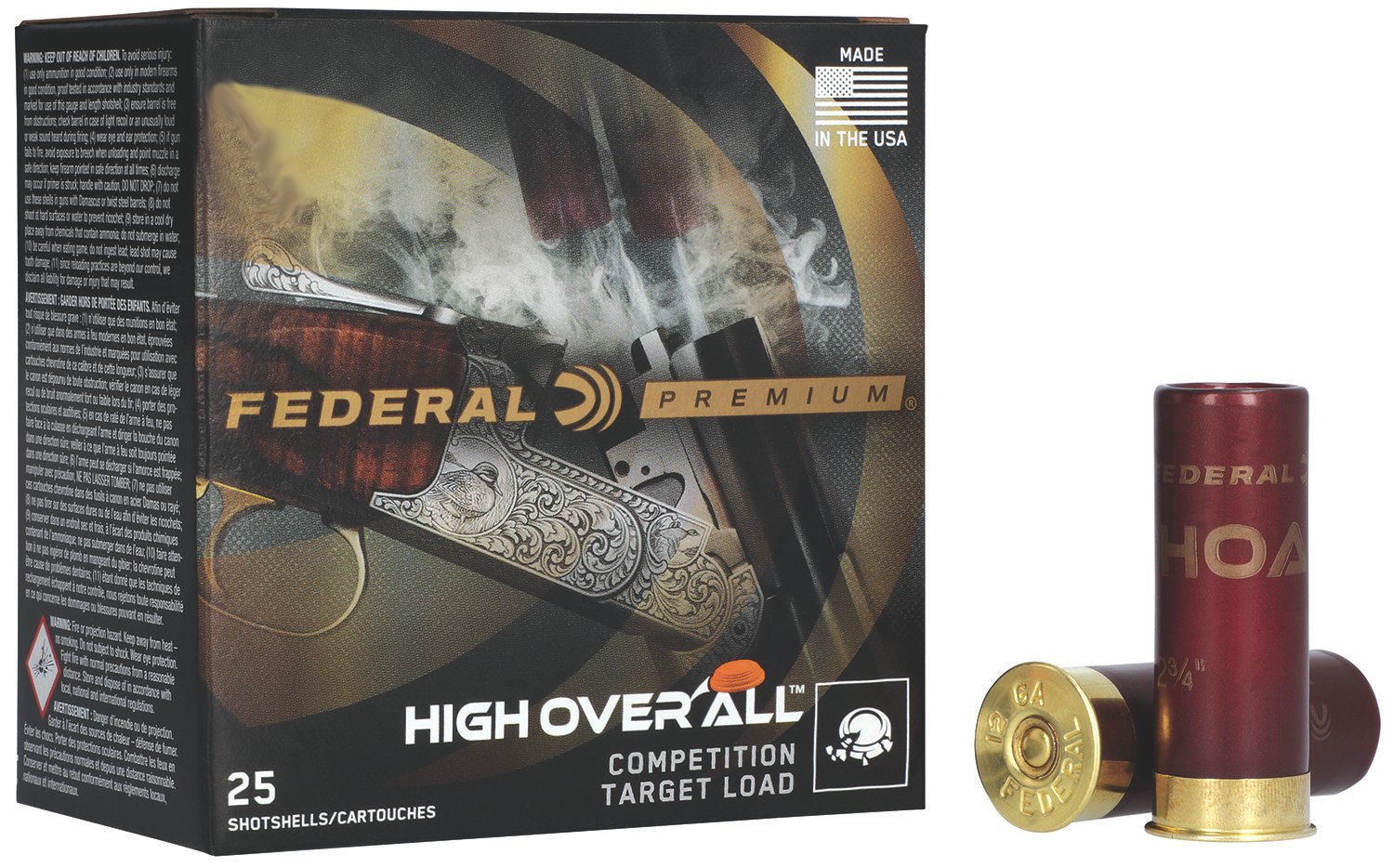 Federal HOA4109 Premium High Over All 410Gauge 2.50" 1/2oz 9Shot 25 Per Box/10 Case