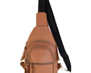 Smith & Wesson Concealed Carry Purse Sling Bag Tan