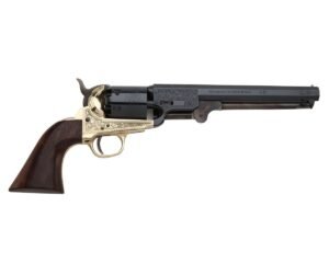 Pietta 1851 Navy 44 cal Blackpowder Revolver (1851 Models) .44 Caliber Engraved Brass Frame 7 1/2 Barrel