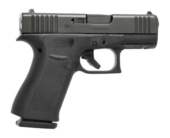 Glock PX4350201FR G43X Slim Sub-Compact Frame 9mm Luger 10+1 3.41" Black GMB Barrel, Black nDLC Serrated Steel Slide, Black Polymer Frame w/Picatinny Rail, Black Textured Polymer Grip, Ambidextrous