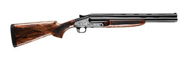 ATI 3B SGT ATIGKOF123B18 12 Gauge 18" 3 Barrel Shotgun 3.5" Chamber Silver Engraved Receiver Wood