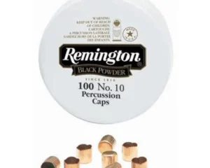 REMINGTON PERCUSSION CAP #10 100/TIN 100 RD/BX 50 BX/CS