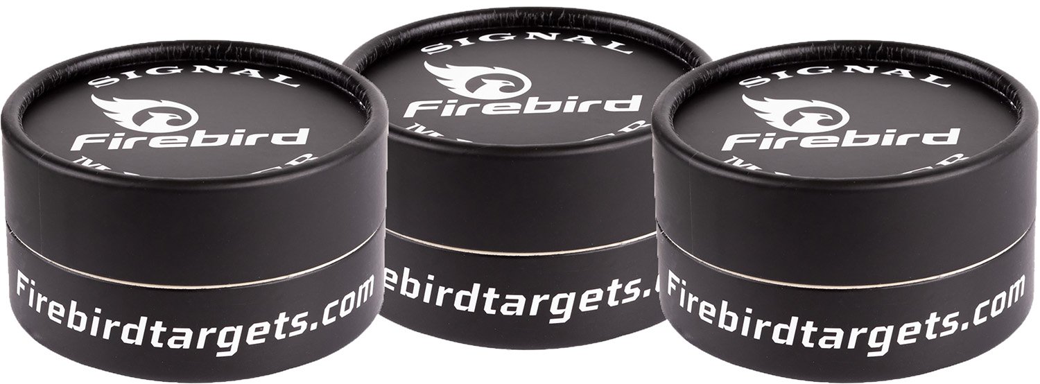 Firebird USA SMO Signal Marker Moving Trajectory/Static Orange Universal Firearm 65mm 3 Pack
