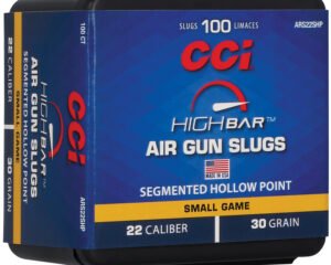 CCI ARS22SHP22 High Bar Air Gun Slug 22Cal 30gr Segmented Hollow Point 100 Per Box/5 Case