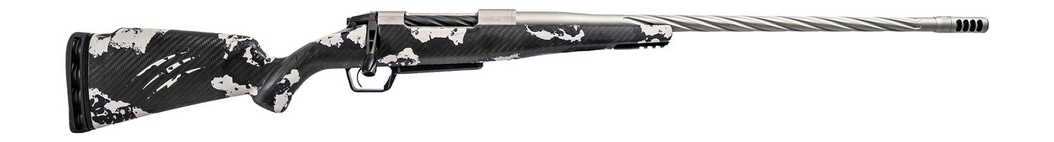 Fierce Firearms ROGSSX308WIN18GP Twisted Rogue XP 308 Win 3+1 18" Tungsten Cerakote Spiral Fluted Threaded Stainless Steel Barrel, Drilled & Tapped Receiver, BiPod Rail Forend, Phantom Camo LR Negativ