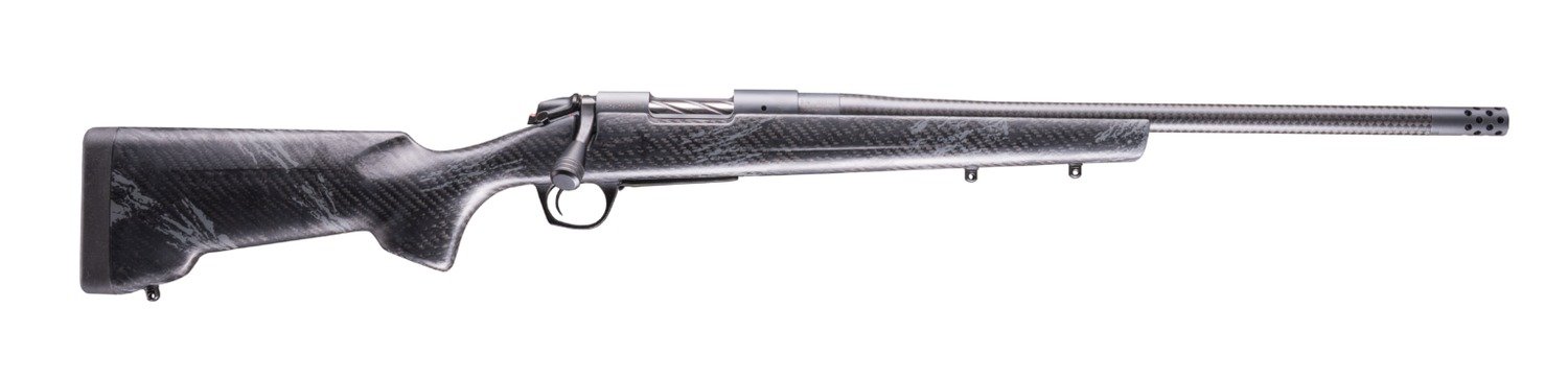 Bergara Rifles B14S1215CF B-14 Cima CF 25 Creedmoor 4+1 20" Carbon Fiber CURE Threaded Barrel, Sniper Gray Cerakote Steel Drilled & Tapped Receiver, Carbon Fiber w/Black & Gray Sponge Accents RTM Spor