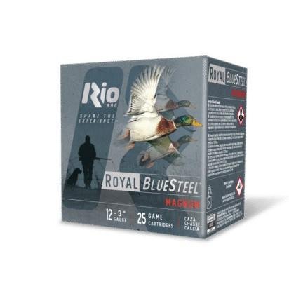 Rio Royal BlueSteel Magnum High Velocity Shotshells 12ga 3" 1 1/5oz #3 25/ct