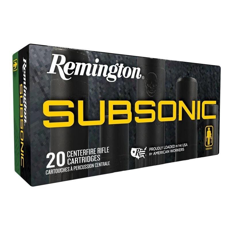 Remington Subsonic Rifle Ammunition 45-70 Govt 300gr HP 1000 fps 20/ct