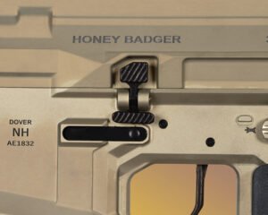 Q LLC ACCBBC Balanced Bolt Catch Oversized AR-15 Black Stainless Steel AR Platform