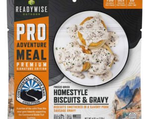 Wise Foods RW05403 Pro Meal Biscuits and Gravy 2 Servings 6 Per Case