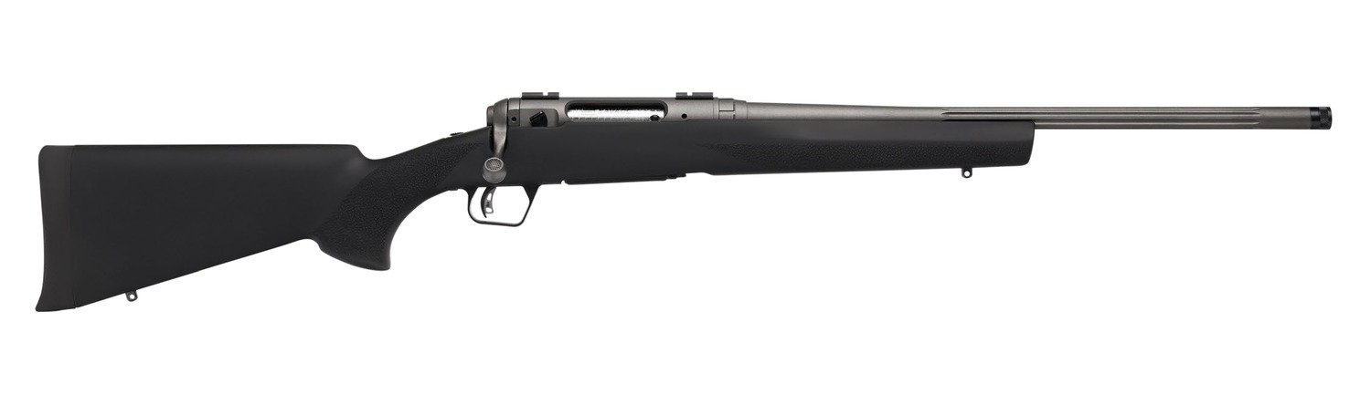 Savage Arms 33021 110 Trail Hunter Lite V2 Full Size 300 Win Mag 3+1 20" Matte Black Fluted Barrel, Carbon Steel Drilled & Tapped Receiver, Black Hogue OverMolded Synthetic Stock, Right Hand