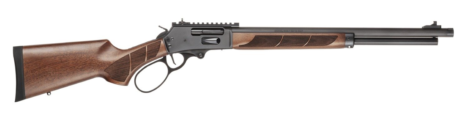 Smith & Wesson 1854 1854 America 250 45-70 Gov 6+1 20" Black Armornite Threaded Barrel, Engraved Black Armornite Stainless Steel Receiver w/Picatinny Rail, Walnut Forend & Fixed Stock