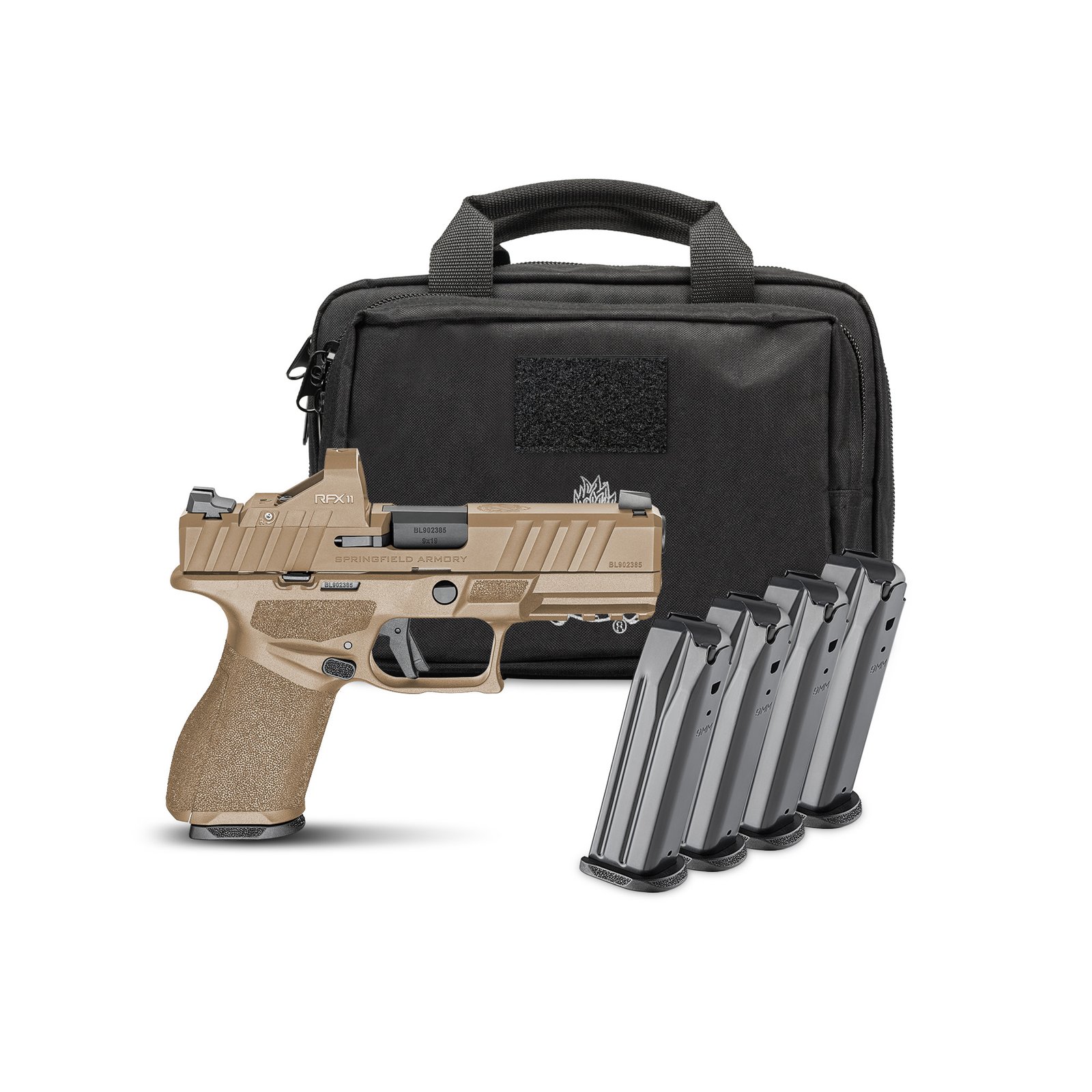 SPG ECHEL CMPT 9MM GP FDE 15RD