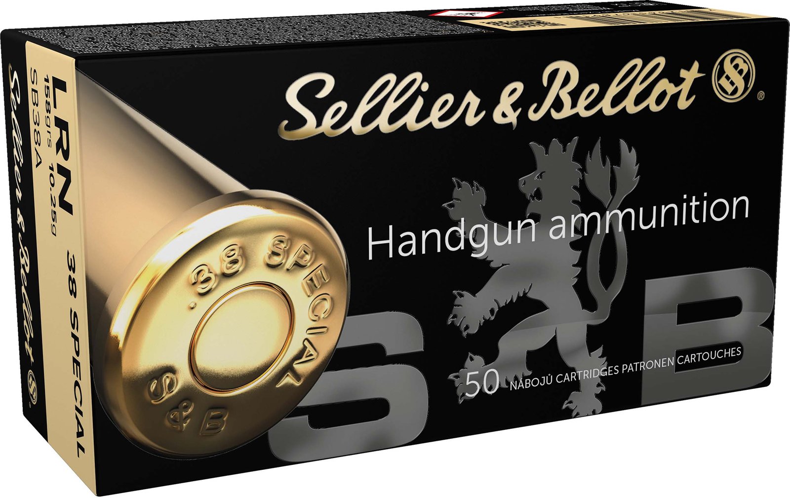 S&B 38SP 158GR LRN 50RD