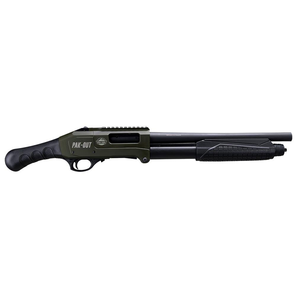 Rock Island Armory Pak Out Short Shotgun 12 ga 3" Chamber 4rd Magazine 14.25" Barrel OD Green Black