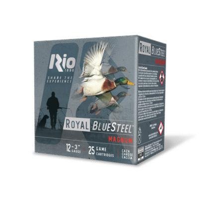 Rio Royal BlueSteel Magnum High Velocity Shotshell 12ga 3" 1-1/5oz 1450 fps #4 25/ct