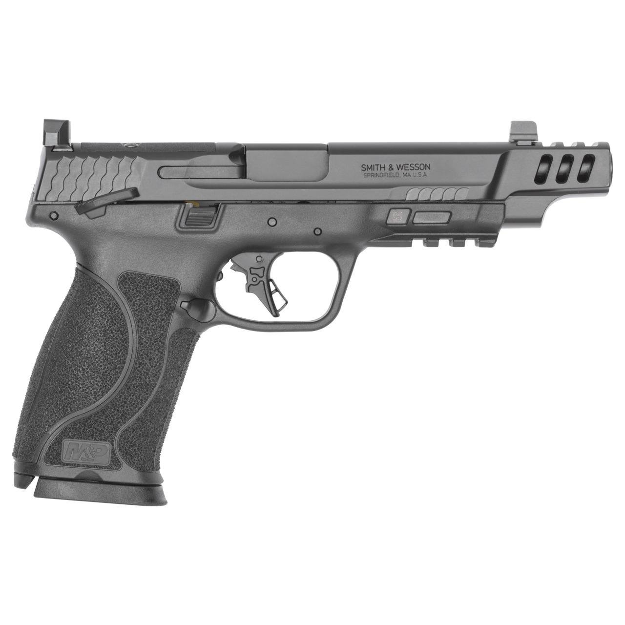 S&W PC M&P 10mm M2.0 Optic Ready Thumb Safety Handgun 10mm Auto 10rd Magazines(2) 5.6" Ported Barrel TLCI CA Compliant