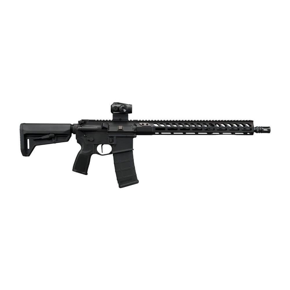 Sig Sauer M400 Forge Black Rifle 5.56 NATO 10rd Magazine 16" Barrel ROMEO-MSR GEN II Adjustable Stock M-LOK Handguard CA Compliant
